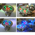 China CE ROHS approved swimming pool led light waterproof ip68 multi color underwater led lights for fountains and aquarium